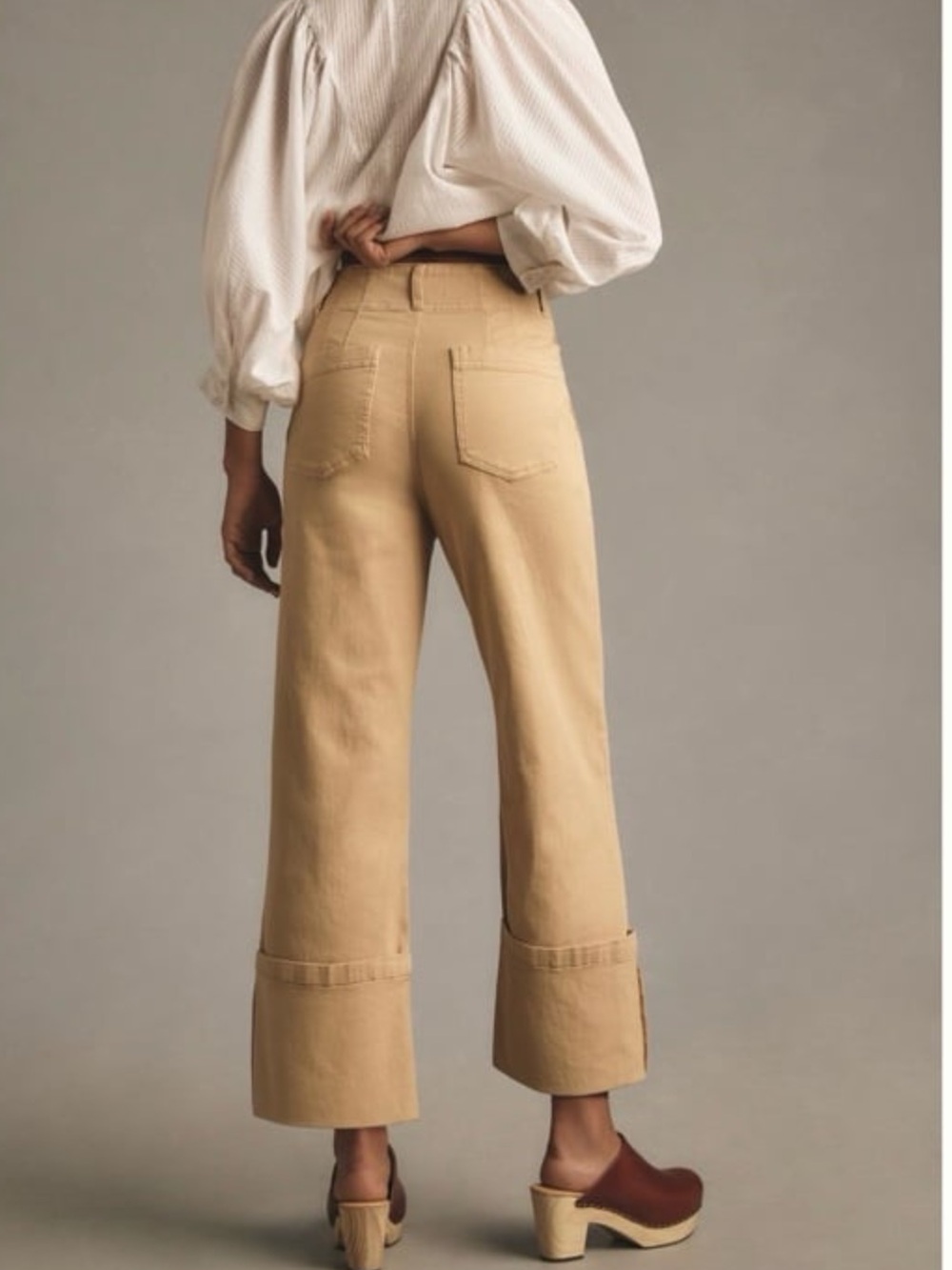 Anthropologie neutral pilcro relaxed cuffed pants NWT - Picture 3 of 12